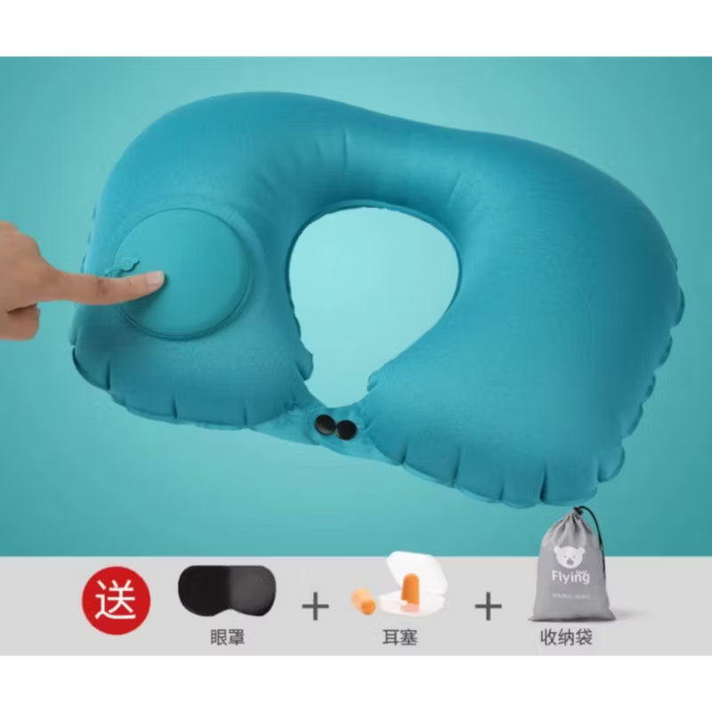 Almohada Viajera Inflable Kit EXCELENTE PRODUCTO PARA VIAJES Y DESCANSO. PRODUCTO 100% ORIGINAL