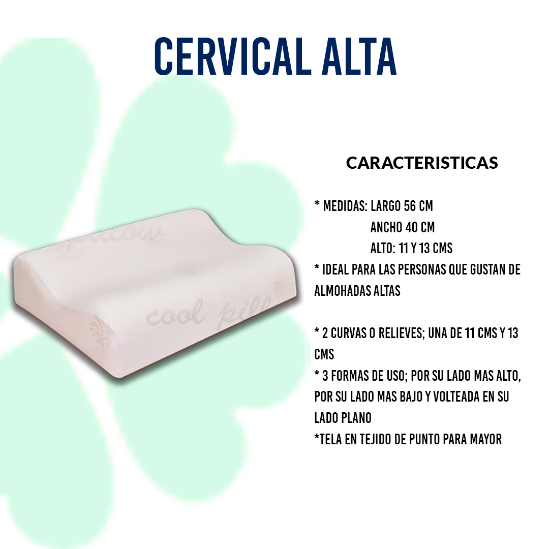 Almohada Viscoelástica - Cervical. MEJORA TU VIDA AL MAXIMO. PRODUCTO 100% ORIGINAL.