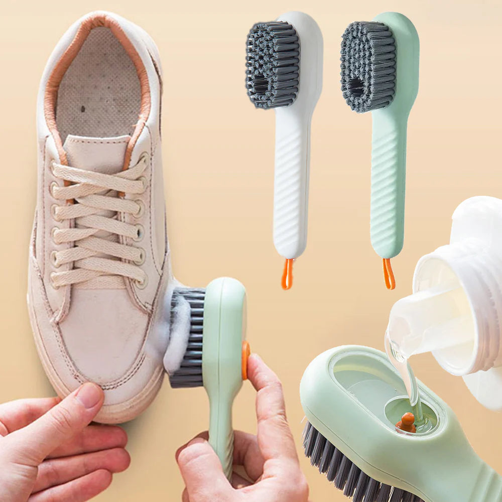 🧼 Cepillo Multiusos con Dispensador🧼 IDEAL PARA QUITAR EL SUCIO DIFICIL.