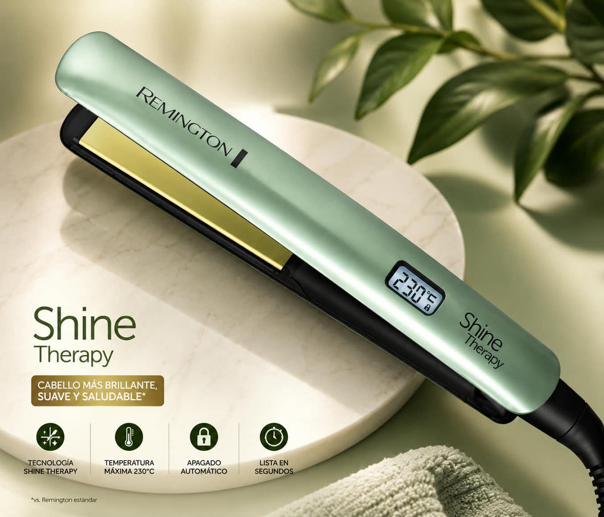 Plancha Alisadora Remington Aguacate PRODUCTO 100% ORIGINAL