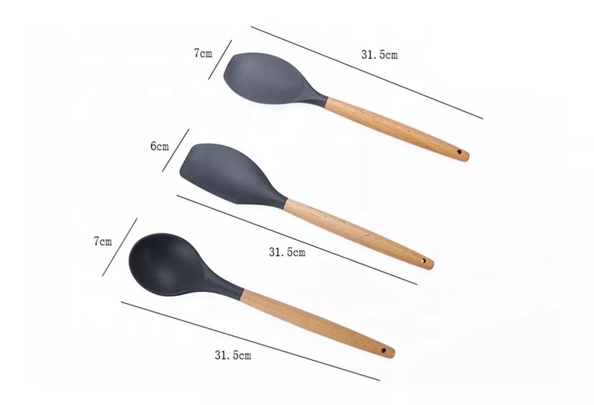 Set Utensilios de Cocina x 12 Pzas PIEZAS DE CALIDAD PREMIUN.