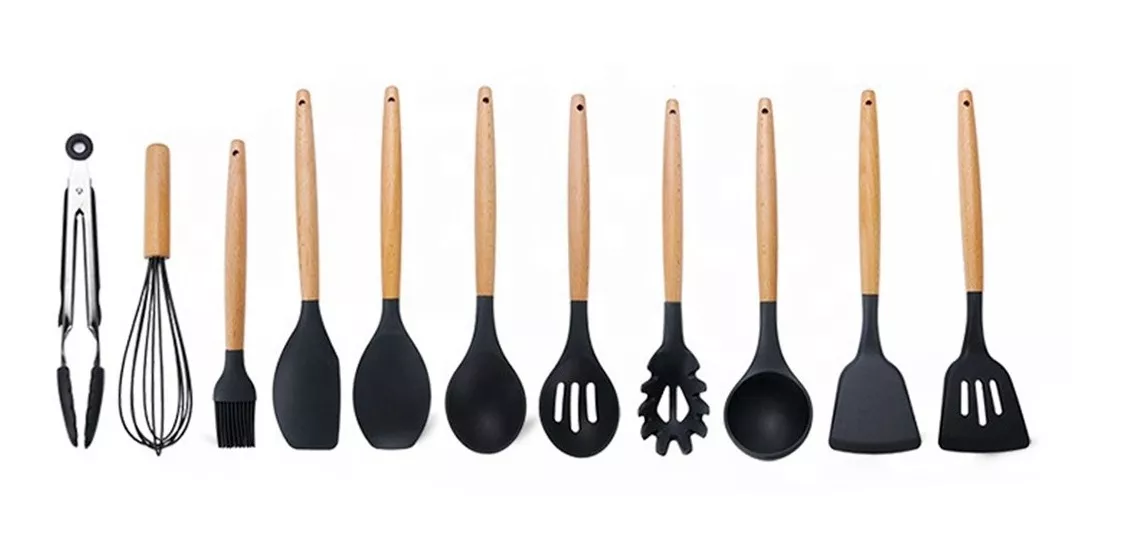 Set Utensilios de Cocina x 12 Pzas PIEZAS DE CALIDAD PREMIUN.